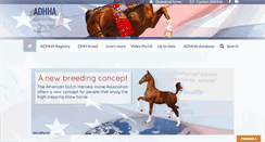 Desktop Screenshot of adhha.org